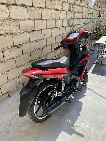 Mopedlər,skuterlər: Sport üslubunda şəhər motosikleti/skuter - Rəng: qırmızı-qara — 5