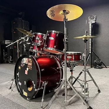 Музыкалык аспаптар: Акустическая ударная установка Pearl, бордовый градиент. Состав: - — 2