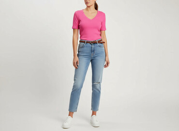 t shirty pod koszule: Sinsay, Футболка жіноча, розмір M