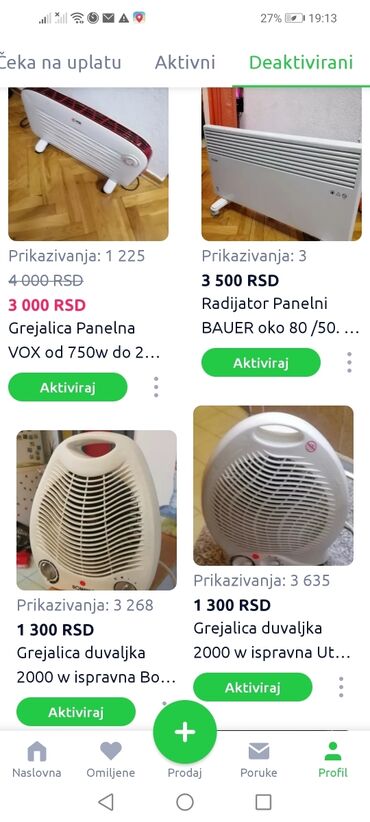 Kaloriferi: Grejalica MIDEA 2000 w
 Mirjevo — 16