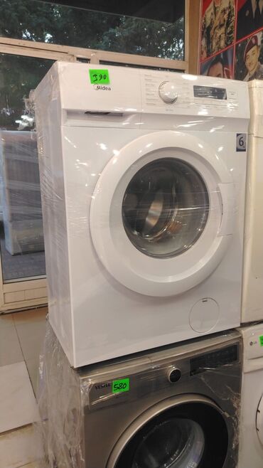 Paltaryuyan maşınlar: Paltaryuyan maşın Midea, 6 kq, İşlənmiş, Avtomat, Qurutmasız