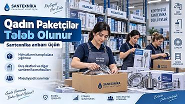 paketci teleb olunur: Упаковщик требуется, Любой возраст, Без опыта, 2 раза в месяц оплата — 1