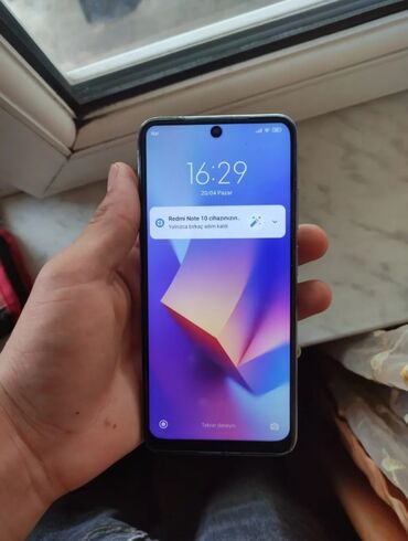 xiaomi mi 9se 128 gb: Xiaomi Redmi Note 10, 128 GB, rəng - Ağ, 
 Simsiz şarj, İki sim kartlı, Sensor
