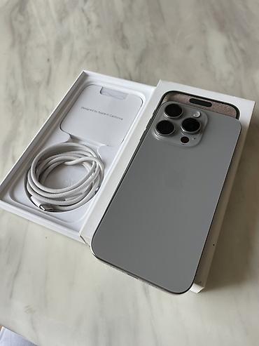 IPhone 15 Pro, 128 GB, Natural Titanium, Face ID
