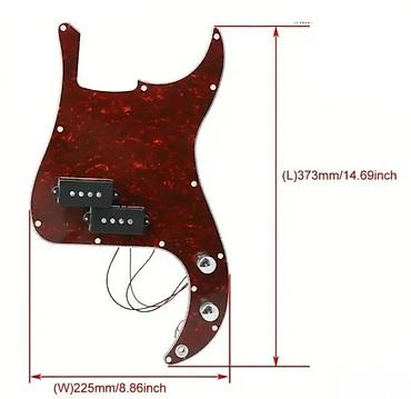 Gitare: KOMPLET ZA PRECISION BAS,MAGNETI PICKGUARD,SVE POVEZANO | Slanje po — 5