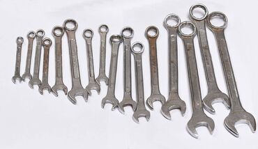 Наборы инструментов: Ключи рожковые Drop Forged. На 22, 19, 19, 17, 14, 13, 13, 12, 12, 11