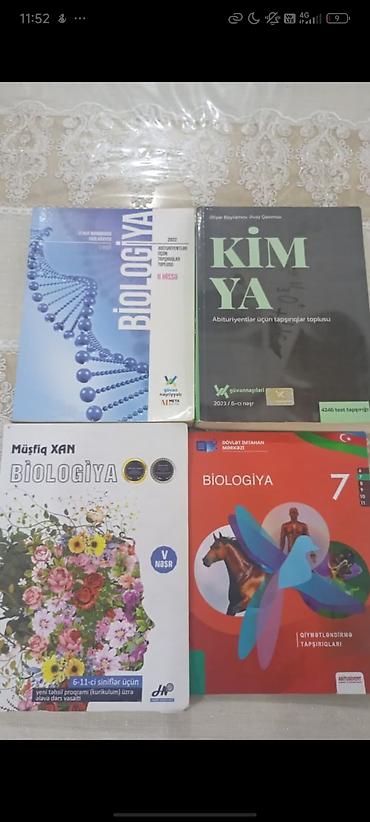 turk kitabları: Biologiya Testlər 11-ci sinif, Güvən, 2-ci hissə, 2023 il — 1
