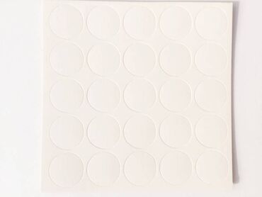 виниловые наклейки на ноутбук: Самоклеящаяся заглушка (наклейка) - 100 шт, диаметр 14 мм