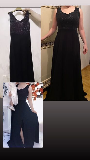zərli donlar: Вечернее платье, Макси, L (EU 40)