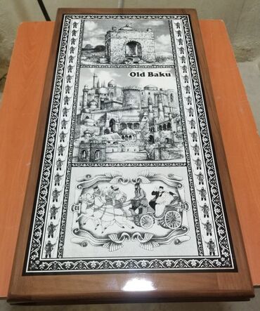 Nərdlər: Nərd taxta Köhnə Bakı və YeniBakı rəsmli 🔱Nərdlər 🪵 🔹️Laklı🖌 -da lalafo.az — 11 Nərdlər: Nərd taxta Köhnə Bakı və YeniBakı rəsmli 🔱Nərdlər 🪵 🔹️Laklı🖌 — 11