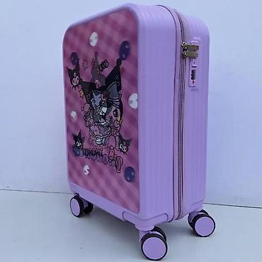 Rančevi, torbe i koferi: Dečji kofer na točkiće – Kuromi dizajn, ljubičasti - Šarmantan kofer — 10