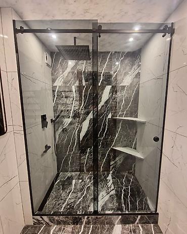 Душевые перегородки и ограждения: 🔹Душевые перегородки из безопасного стекла на заказ – это альтернатива — 4