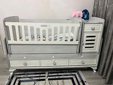 usaq sebeti type 0: Çarpayı-tipli uşaq beşiyi – “baby mood” kombinə model - Rəng: açıq — 1