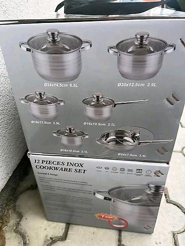 Kompleti posuđa: Bachmayer BM-1205 – set posuđa od inoxa, 12 delova Sadržaj seta — 2