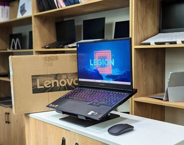 gaming laptop: Ноутбук, Lenovo, 16 ГБ ОЗУ, AMD Ryzen 7, 15.6 ", Б/у, Для работы, учебы, память SSD