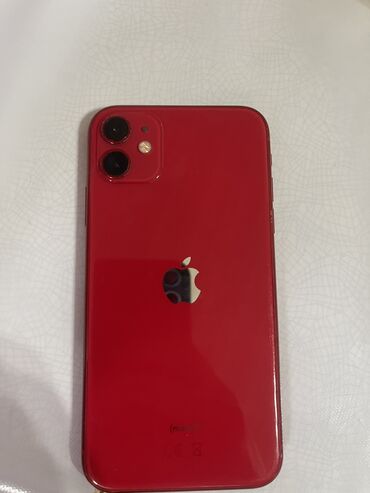 айфон 1: IPhone 11, Б/у, 64 ГБ, Красный, 76 %