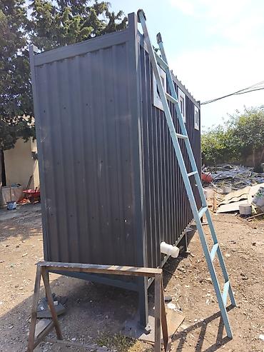 Konteynerlər: Metal karkaslı, sendviç tipli mobil sanitar blok (3 bölməli) 360 — 2