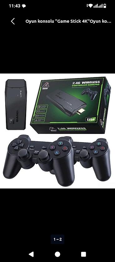 game stick lite 4k: Oyun konsolu: Game Stick 4K (Lite) - Kompakt HDMI stick formatı — 2
