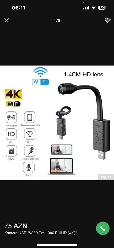 retro kamera: Mini kamera məsafədən idarə etmə wifiyə qoşulur tətbiq vasitəsi ilə