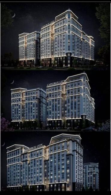 жк софия: 2 бөлмө, 76 кв. м, Элитка, 4 кабат, ПСО (өзү оңдоп түзөтүп бүтүү үчүн)
