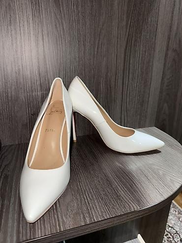Туфли: Туфли, 38.5, 39, Christian Louboutin, Новый, цвет - Белый — 4