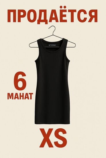 Толстовки, худи: Повседневное платье, Миди, XS (EU 34)