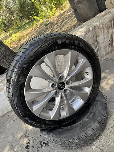 sonata disk: Hyundai Grandeur/Azera üçün orijinal R18 disk və təkər dəsti - — 8