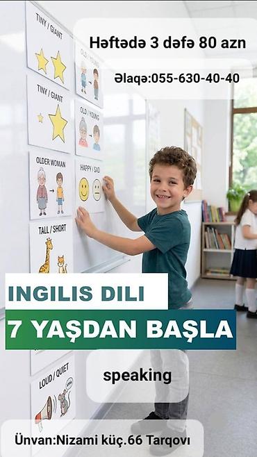 Xarici dil kursları: Xarici dil kursu, İngilis dili, Uşaqlar üçün, Danışıq klubu — 1