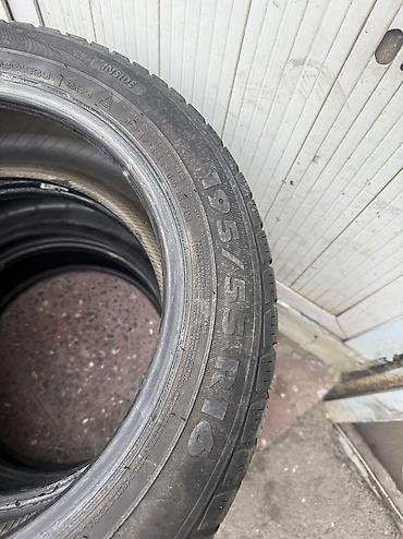 disk teker type 1: İşlənmiş Şin Michelin 195 / 55 / R 16 — 4