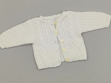 sweterek niemowlęcy biały: Kardigan, Wcześniak, stan - Idealny