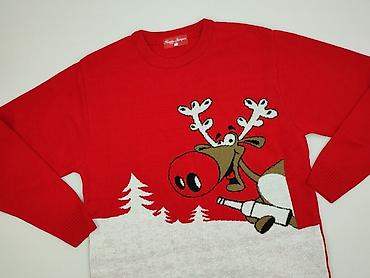 sweter z kokardą: Happy, Sweter dla mężczyzn, rozmiar L — 1