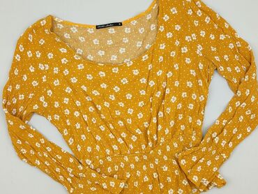biała bluzka z krótkim rękawem zara: Women's blouse, size M