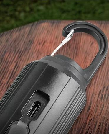 купить карабин: Переносной кемпинговый светильник-лампа с карабином и USB-C - — 3