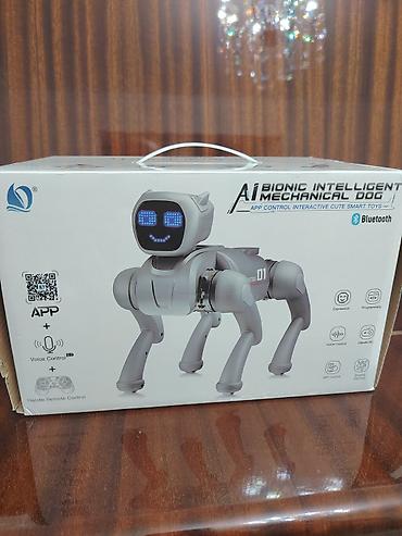 oyuncaq tutan aparat: AI Bionic Mecha Robot İt – pultla idarə olunan interaktiv oyuncaq — 7