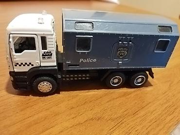 diecast az: Polis mövzusunda metal oyuncaq yük maşını - Korpus: die-cast (metal) — 4