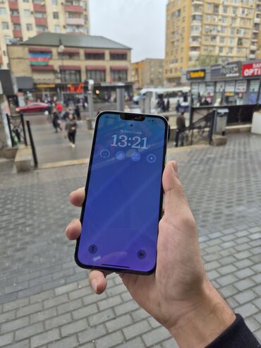 Apple iPhone: IPhone 13 Pro Max, 128 GB, Mavi, Simsiz şarj, Face ID