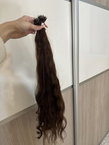 kosa na klipse: Novo Prirodna kosa za nadogradnju nanoring 100 grama, 60-63 cm Uplata