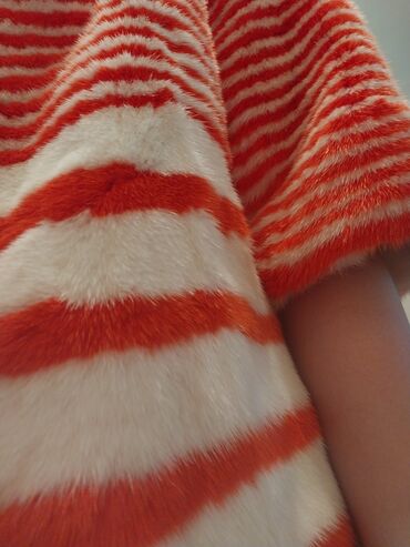женские мокасины с мехом: Шуба S (EU 36), цвет - Оранжевый