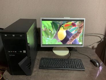 монитор для компютера: Компьютер, ядер - 4, ОЗУ 6 ГБ, Для несложных задач, Б/у, Intel Core i5, HDD + SSD