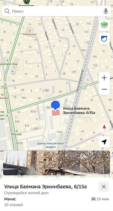 квартира псо асанбай: 1 комната, 38 м², Элитка, 9 этаж, ПСО (под самоотделку) — 2