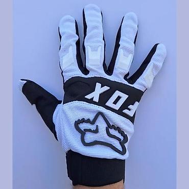 Oprema za bicikliste: FOX motocross/biciklističke rukavice – crno/belo - Lagane i — 2