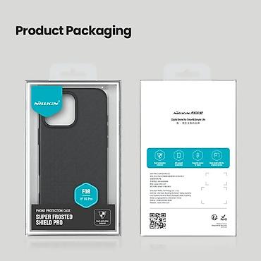 Maske i futrole za telefone: Maska Nillkin Scrub Pro za iPhone 16 Pro 6.3 siva. Kataloški broj — 12