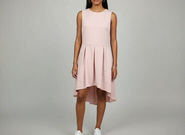 czerwona sukienka marynarka: Women`s dress, size S (EU 36)