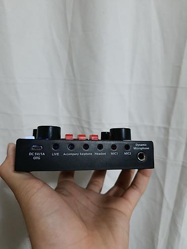 Musiqi alətləri: V8K Live Sound Card / Səs kartı (Yeni kimidir) Təcili satılır! V8K — 3