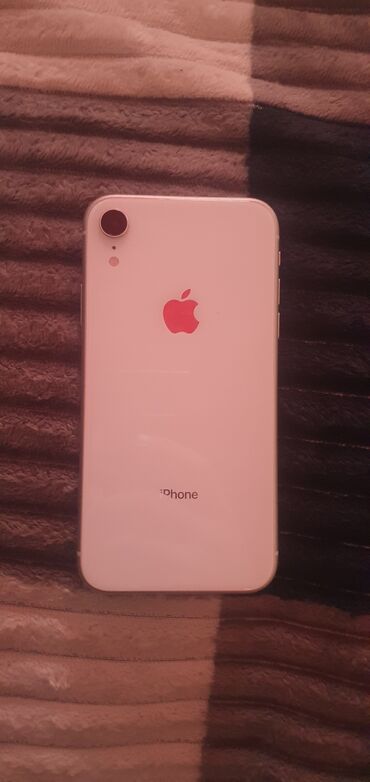 купить телефон редми 9 бу: IPhone Xr, Б/у, 128 ГБ, Белый, Чехол, 78 %