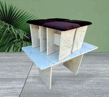мебел работа: Комплект стол и стулья Новый