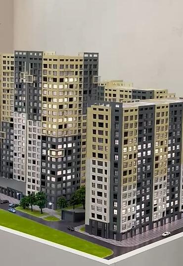 квартиры кб: 1 комната, 53 м², Ак-Ордо 3 ж/м Элитка, 5 этаж, ПСО (под самоотделку) — 1