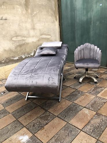 salon kıreslosu: Yeni, Kosmetoloji kuşetka, Qatlanan, rəng - Boz — 2