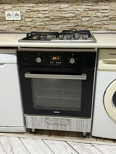 soba elektrik: Quraşdırılan qaz plitəsi və elektrik sobası kombi seti - Üst panel: 4 — 1