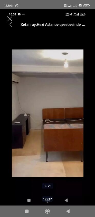 Uzunmüddətli kirayə evlər: Xetai ray.Hezi Aslanov qesebesinde 57 sayli avtobus dayanacagina 5 — 3